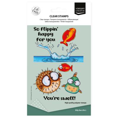 Vaessen Creative Carla Creates Stempel - Silly Sea Life 1
