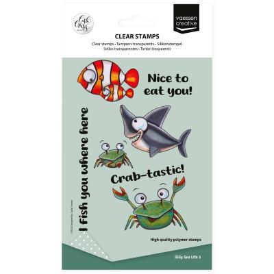 Vaessen Creative Carla Creates Stempel - Silly Sea Life 3