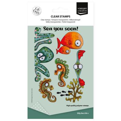 Vaessen Creative Carla Creates Stempel - Silly Sea Life 4