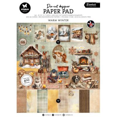 StudioLight Warm Winter - Die-Cut Designer Paper Pad