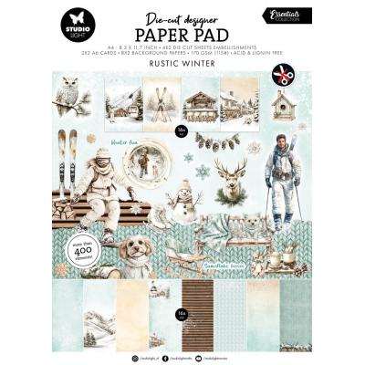 StudioLight Rustic Winter - Die-Cut Designer Paper Pad