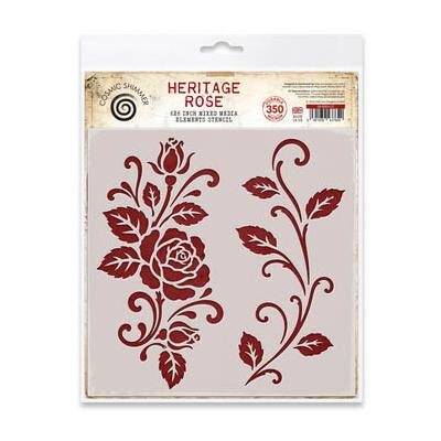 Katy Sue Designs Cosmic Shimmer Stencil - Heritage Rose