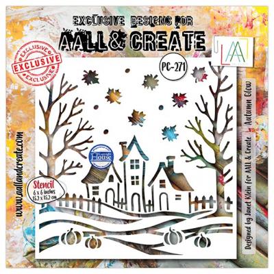 Aall and Create Fall into Fall Stencil - Autumn Glow