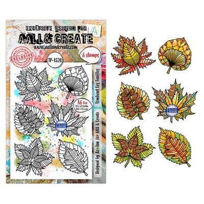 Aall and Create Merveilles d’Automne Stempel - Tombent Les Feuilles