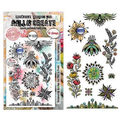 Aall and Create Merveilles d’Automne Stempel - Fleurs Curieuses