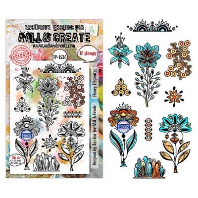 Aall and Create Merveilles d’Automne Stempel - Fleurs Élégantes