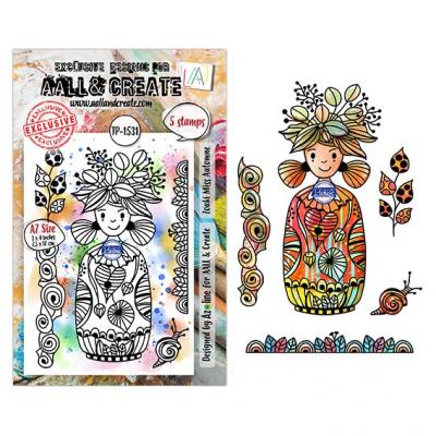 Aall and Create Merveilles d’Automne Stempel - Zouki Miss Automne