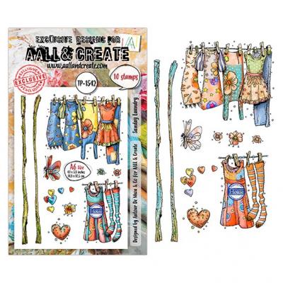Aall and Create Sunday Play Stempel - Sunday Laundry