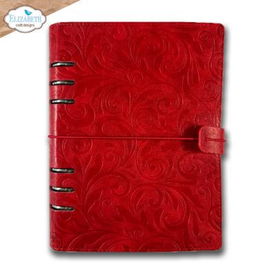 Elizabeth Craft Designs Comfy Cozy - Memory Binder Festive Red Embossed