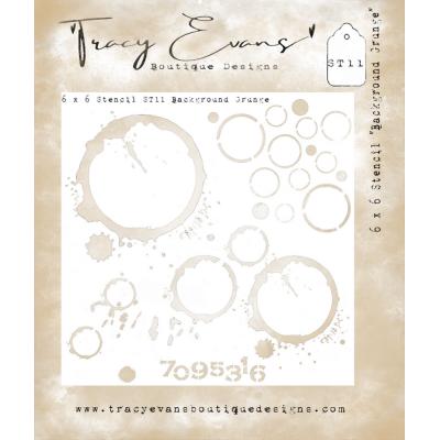 Tracy Evans Stencil - Background Grunge