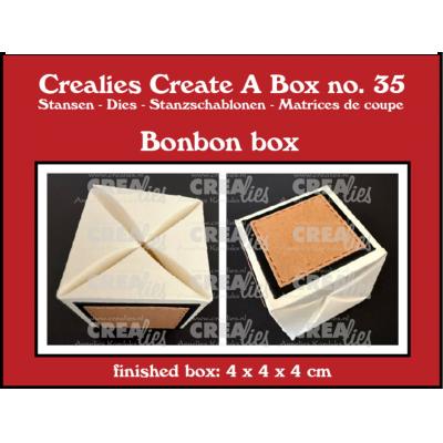 Crealies Create A Box Dies - Box For 1 Chocolate
