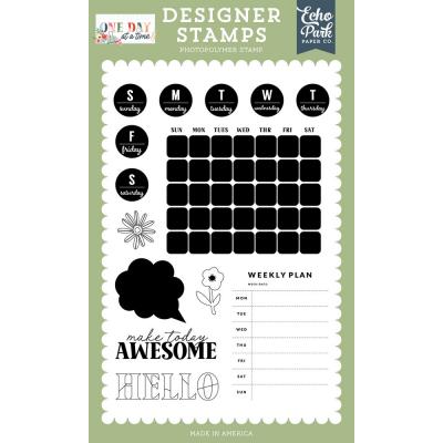 Echo Park One Day At A Time Stempel - Weekly Plan