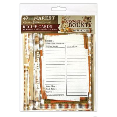 49 and Market Season's Bounty - Recipe Cards