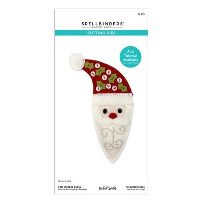 Spellbinders Christmas Felt Stitch & Create - Vintage Santa