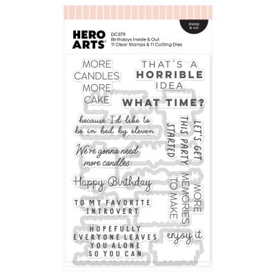 Hero Arts Say It With Style - Birthdays Inside & Out