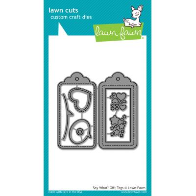 Lawn Fawn Lawn Cuts Say What? Gift Tags