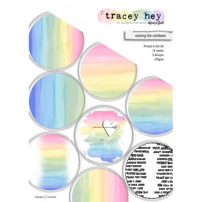 Tracey Hey Paper Pad - Rocking The Rainbows
