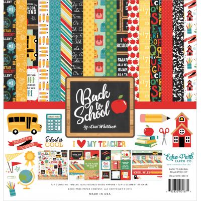 Echo Park Back to School Designpapier - Collection Kit