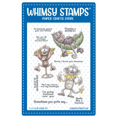 Whimsy Stamps Stempel - Banana Bunch