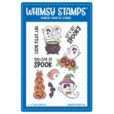 Whimsy Stamps Stempel Boo Ghosts