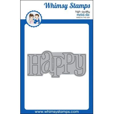 Whimsy Stamps Die Set - Happy
