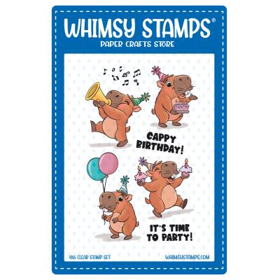 Whimsy Stamps Stempel - Cappy Birthday