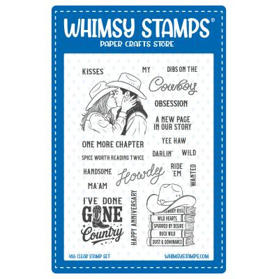 Whimsy Stamps Stempel - Cowboy Obsession