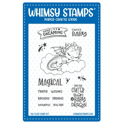Whimsy Stamps Stempel - Dragon Baby