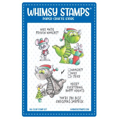 Whimsy Stamps Stempel - Dudley and Friend Christmas