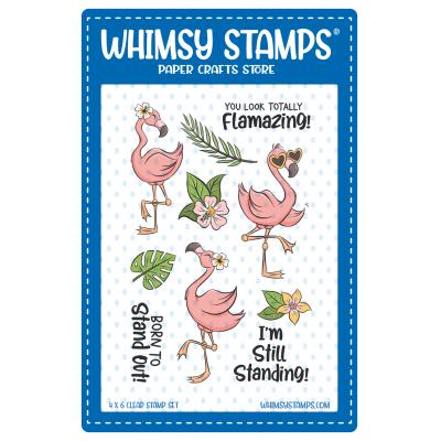 Whimsy Stamps Stempel - Flamingo Summer