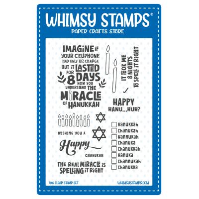 Whimsy Stamps Stempel - Hanukkah Miracle