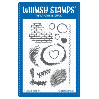 Whimsy Stamps Stempel - Mixed Media Bits