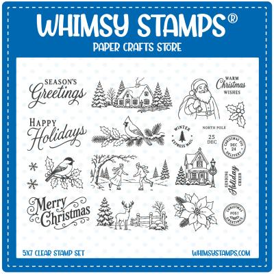 Whimsy Stamps Stempel - Old Fashioned Christmas