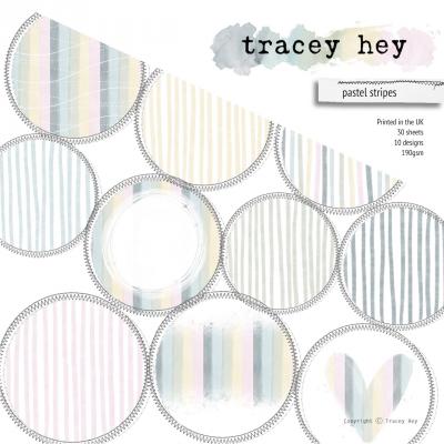 Tracey Hey Paper Pad - Pastel Stripes