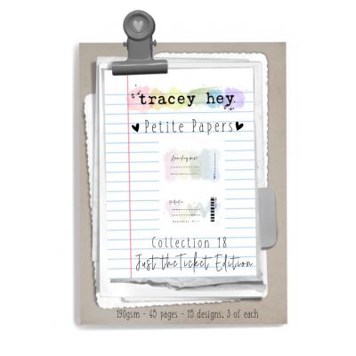 Tracey Hey Petite Papers Collection 18 - Just The Ticket Edition