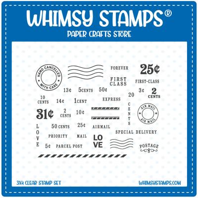 Whimsy Stamps Stempel - Postage Basics