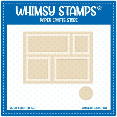 Whimsy Stamps Cutting Dies - Postage Windows