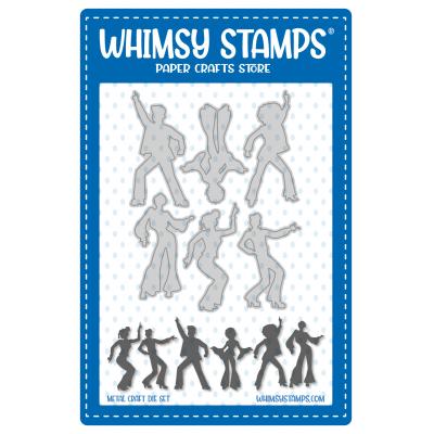 Whimsy Stamps Die Set - Retro Dancers