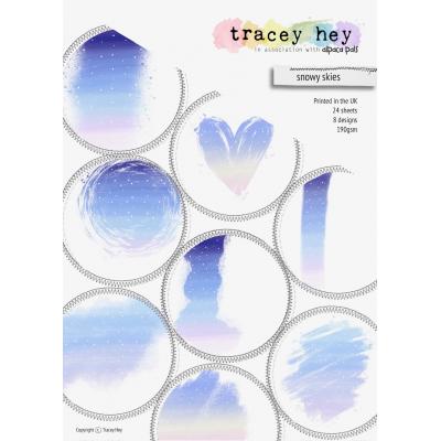Tracey Hey Paper Pad - Snowy Skies