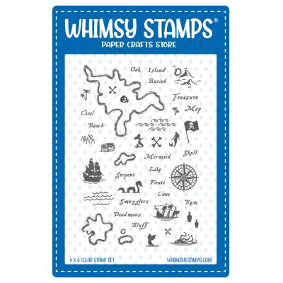Whimsy Stamps Stempel - Treasure Map