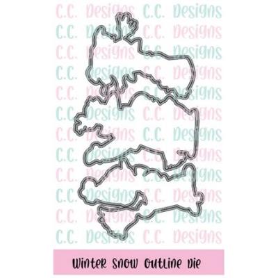 C.C. Designs Outline Die - Winter Snow